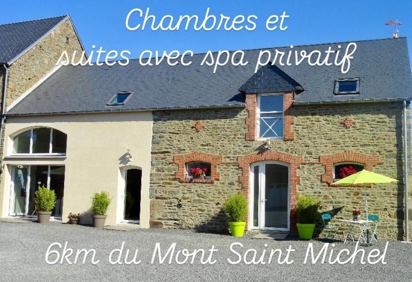 Le Relais De La Hardiesse 6Km Mont St Michel - Chambres Doubles - Suite Spa Privatif Courtils Екстер'єр фото